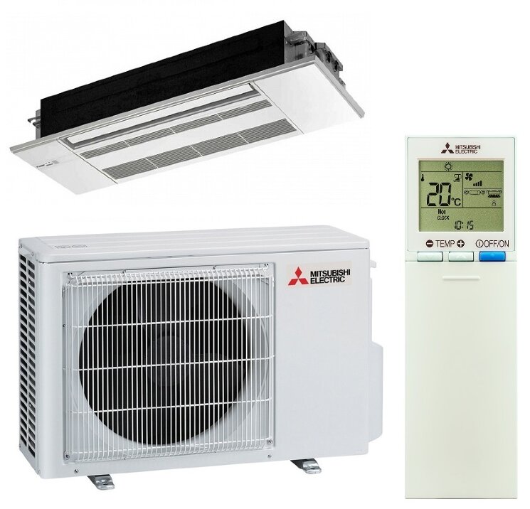 Инверторная кассетная однопоточная сплит-система Mitsubishi Electric MLZ-KP25VF/SUZ-M25VA